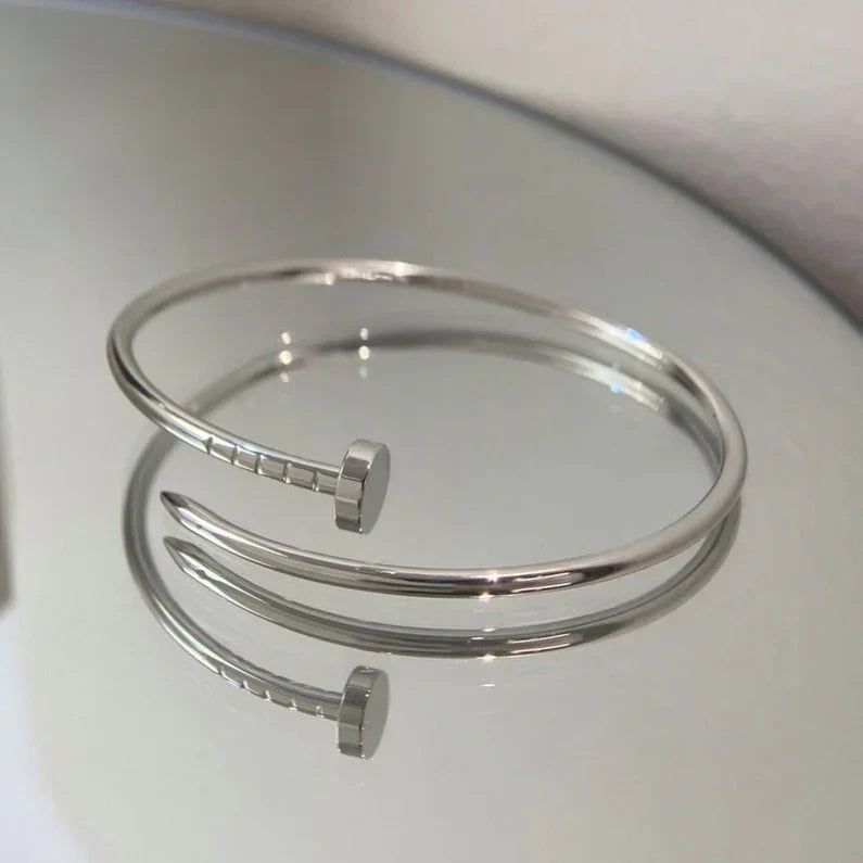 [ROSE]JUSTE BRACELET 2.5MM SILVER