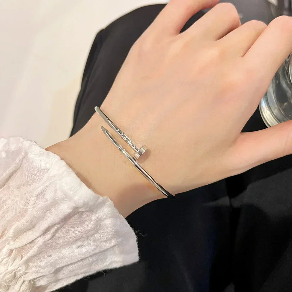 [ROSE]JUSTE BRACELET 2.5MM SILVER