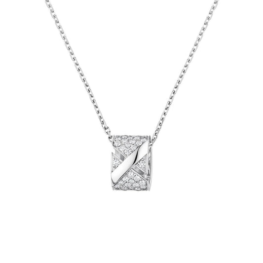 [Rose Jewels]LIENS EVIDENCE DIAMOND PAVED NECKLACE