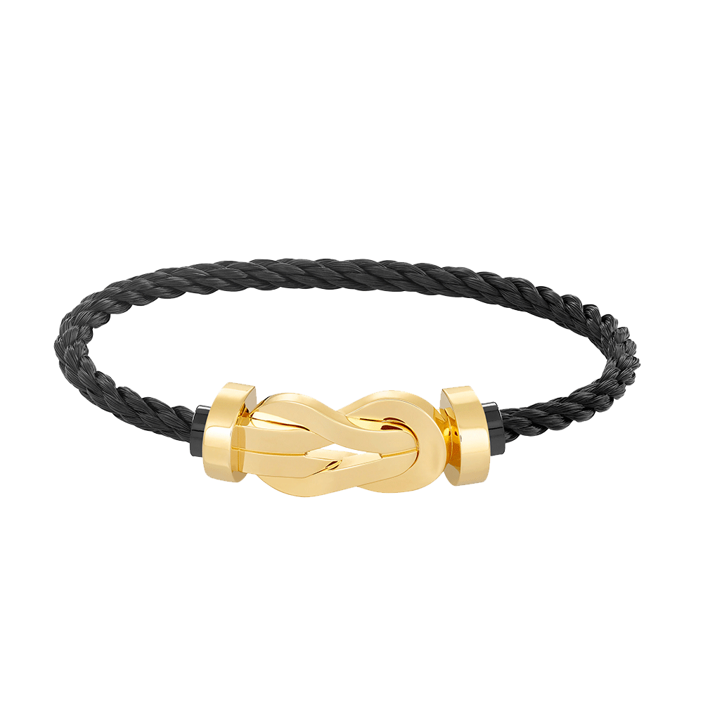 [Rose Jewels]Chance großes Armband mit 8-stelliger Schnalle ohne Diamanten, Gold