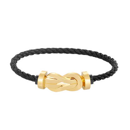 [Rose Jewels]Chance großes Armband mit 8-stelliger Schnalle ohne Diamanten, Gold