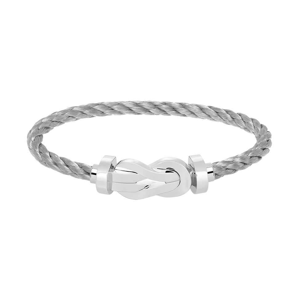 [Rose Jewels]Chance Armband mit großer 8-stelliger Schnalle, ohne Diamanten, Silber