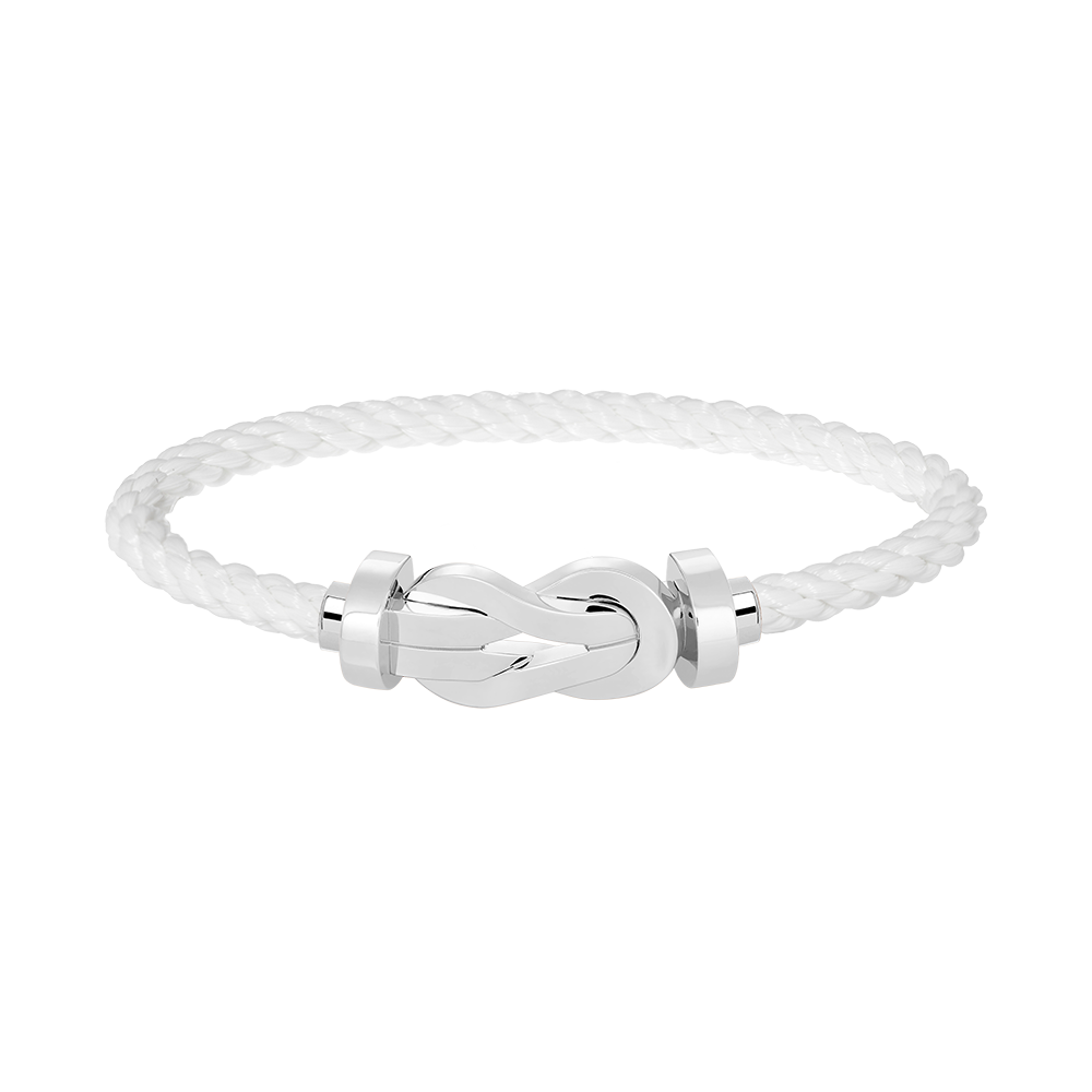 [Rose Jewels]Chance Armband mit großer 8-stelliger Schnalle, ohne Diamanten, Silber