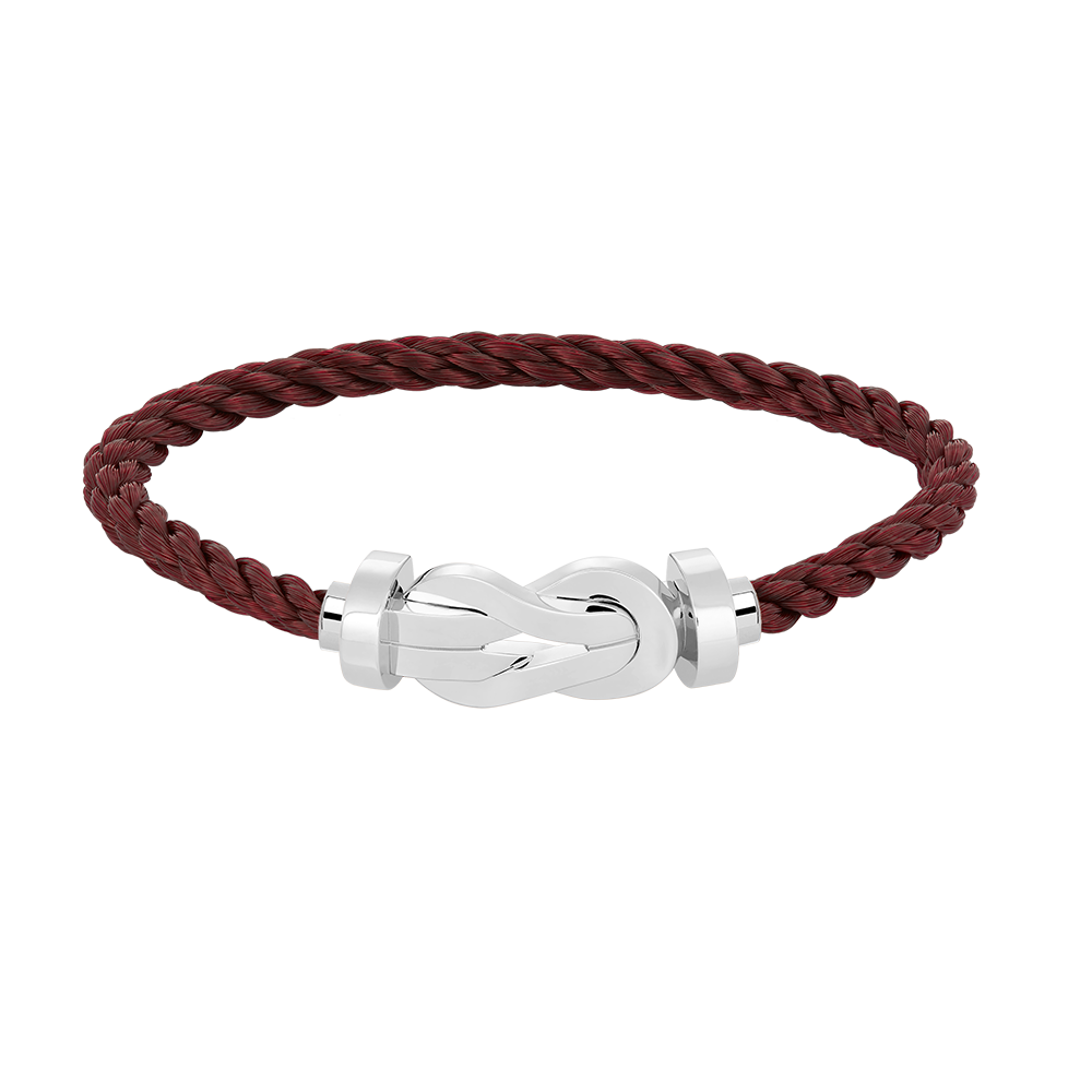 [Rose Jewels]Chance Armband mit großer 8-stelliger Schnalle, ohne Diamanten, Silber