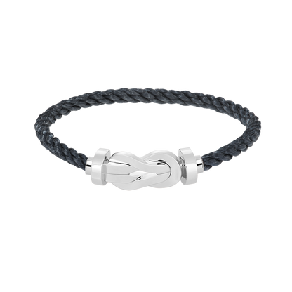 [Rose Jewels]Chance Armband mit großer 8-stelliger Schnalle, ohne Diamanten, Silber