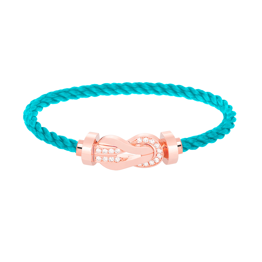 [Rose Jewels]Chance großes Armband mit 8-stelliger Schnalle und halbem Diamanten in Roségold