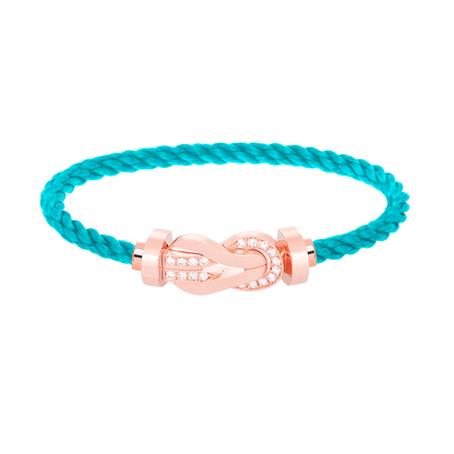 [Rose Jewels]Chance großes Armband mit 8-stelliger Schnalle und halbem Diamanten in Roségold