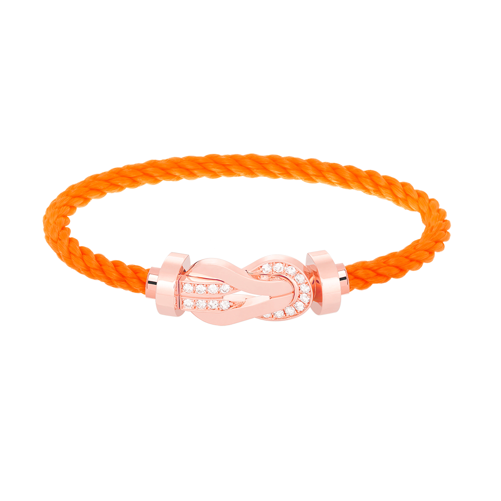 [Rose Jewels]Chance großes Armband mit 8-stelliger Schnalle und halbem Diamanten in Roségold