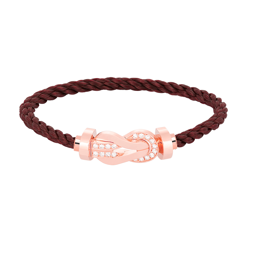 [Rose Jewels]Chance großes Armband mit 8-stelliger Schnalle und halbem Diamanten in Roségold