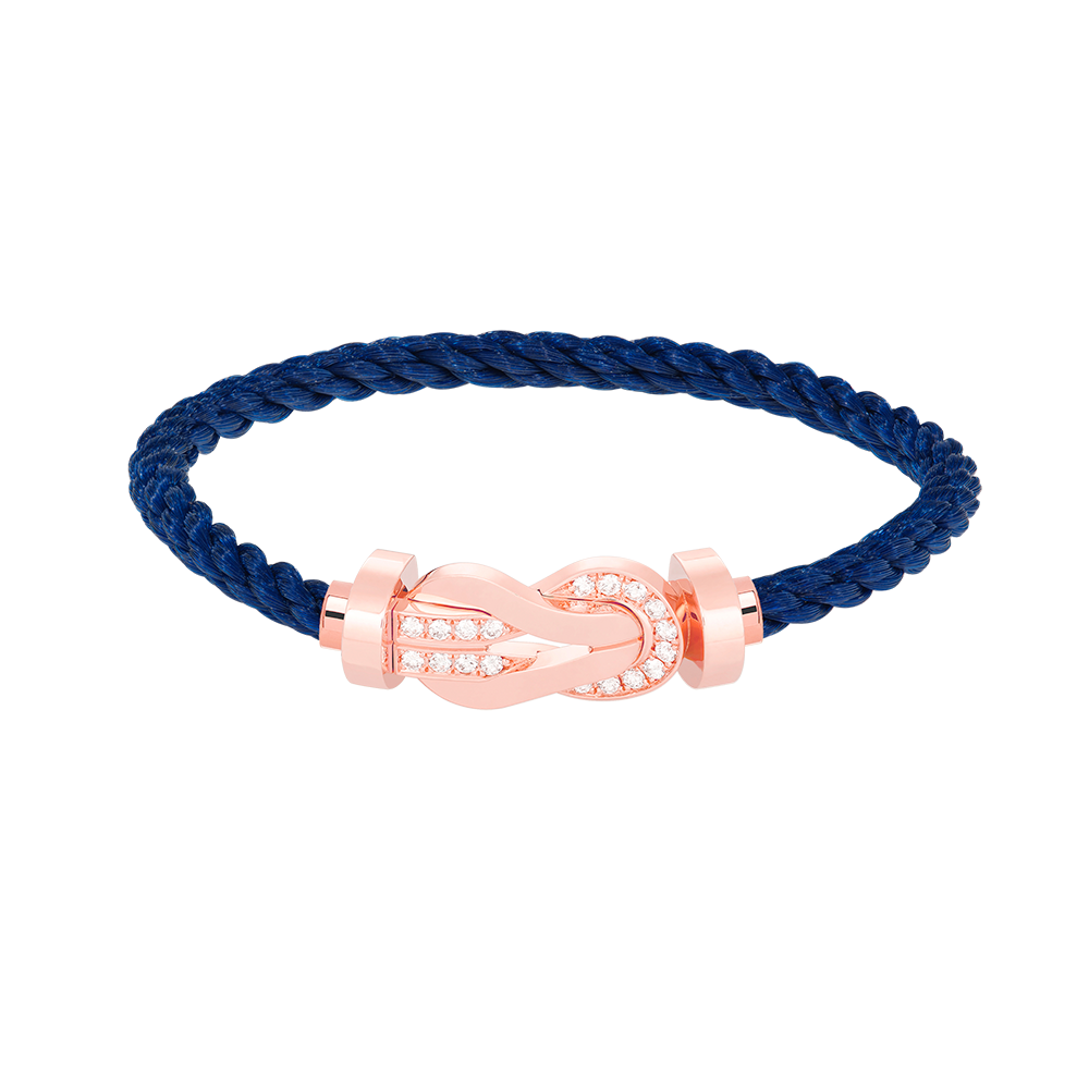 [Rose Jewels]Chance großes Armband mit 8-stelliger Schnalle und halbem Diamanten in Roségold