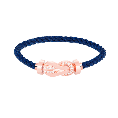 [Rose Jewels]Chance großes Armband mit 8-stelliger Schnalle und halbem Diamanten in Roségold