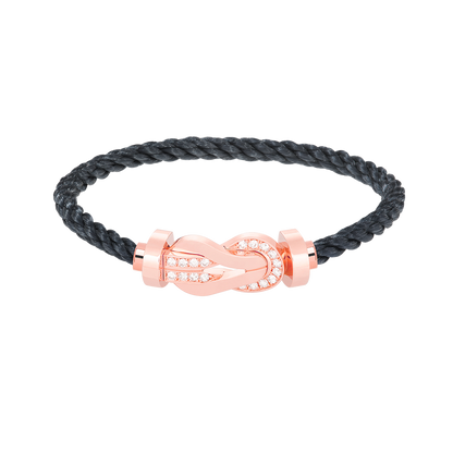 [Rose Jewels]Chance großes Armband mit 8-stelliger Schnalle und halbem Diamanten in Roségold