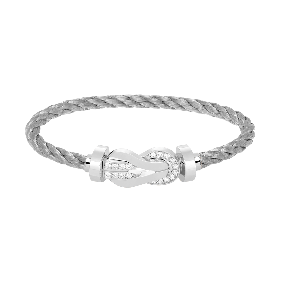 [Rose Jewels]Chance großes 8-stelliges Halbdiamantenarmband aus Silber