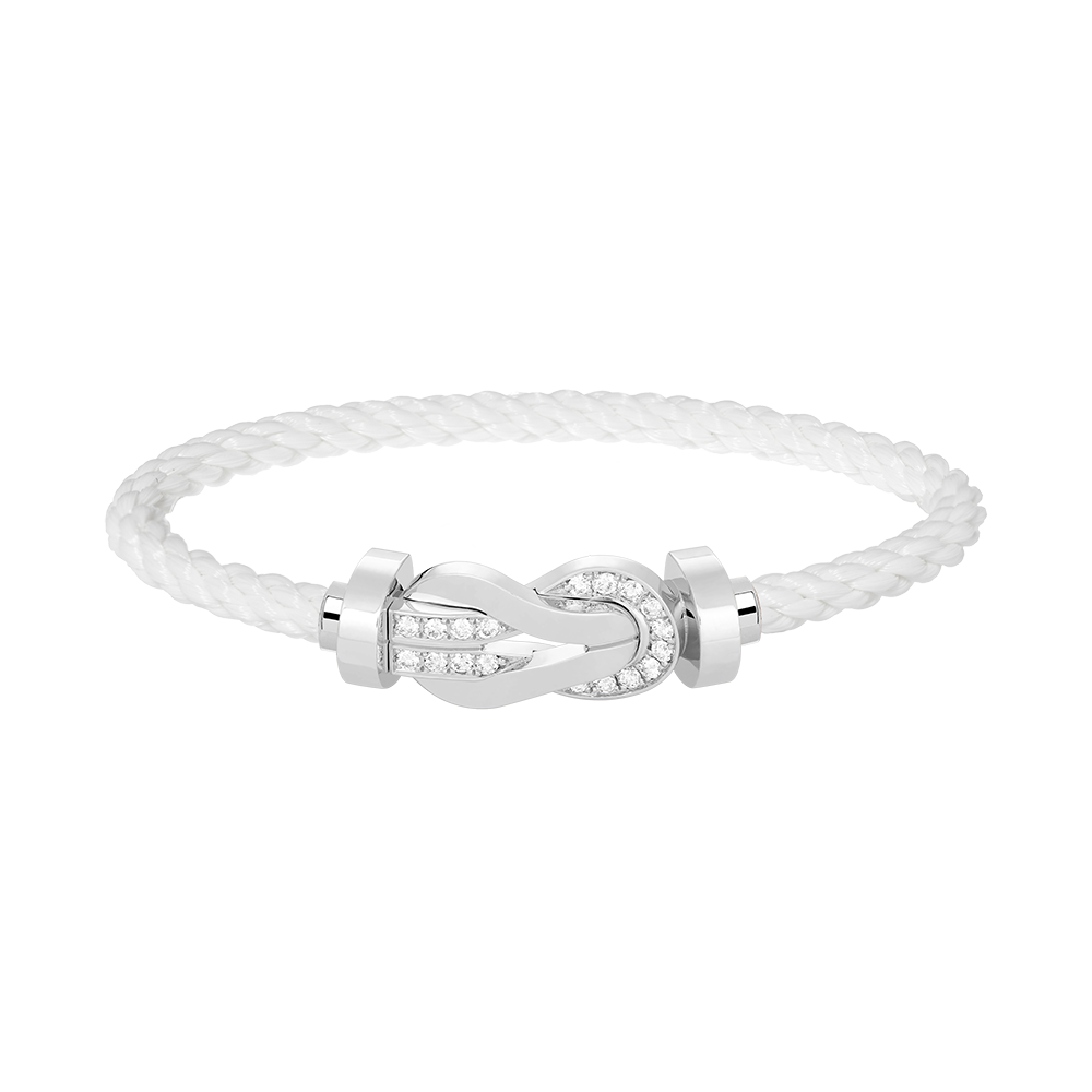 [Rose Jewels]Chance großes 8-stelliges Halbdiamantenarmband aus Silber