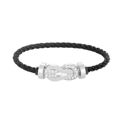 [Rose Jewels]Chance großes 8-stelliges Halbdiamantenarmband aus Silber