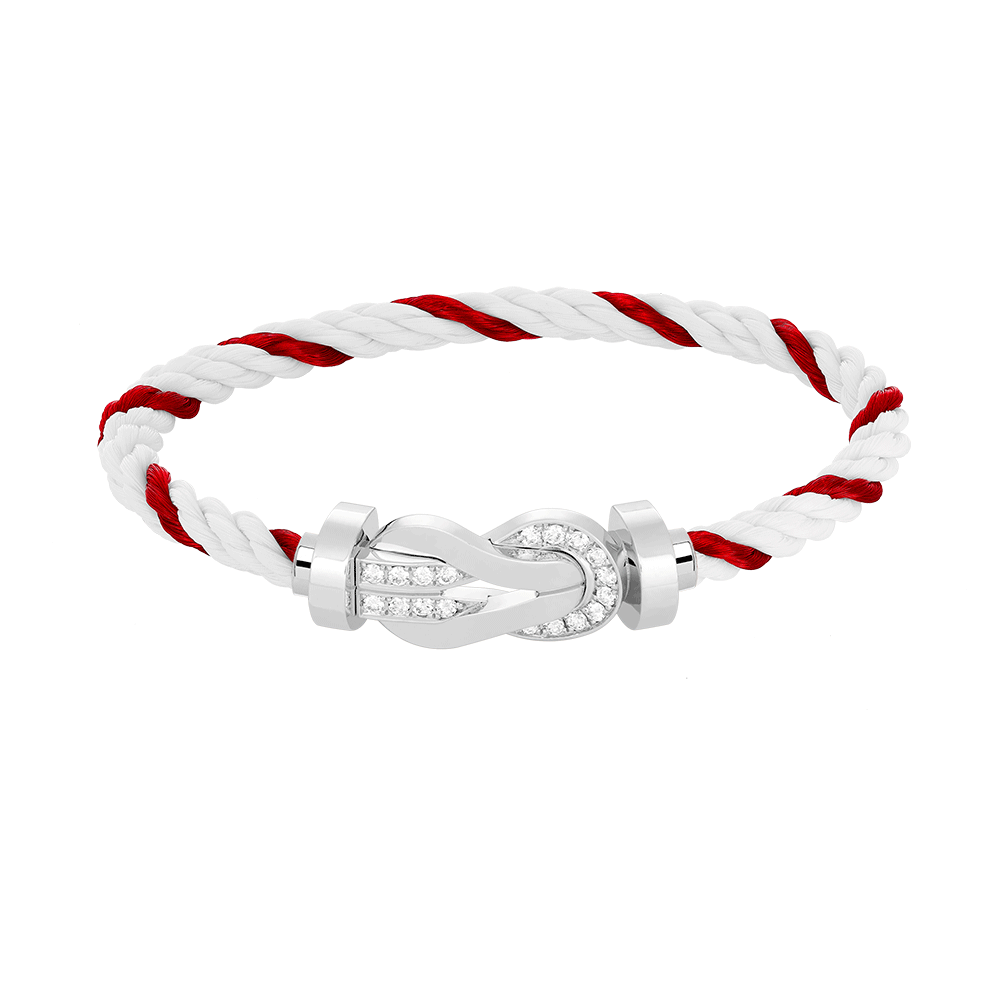 [Rose Jewels]Chance großes 8-stelliges Halbdiamantenarmband aus Silber