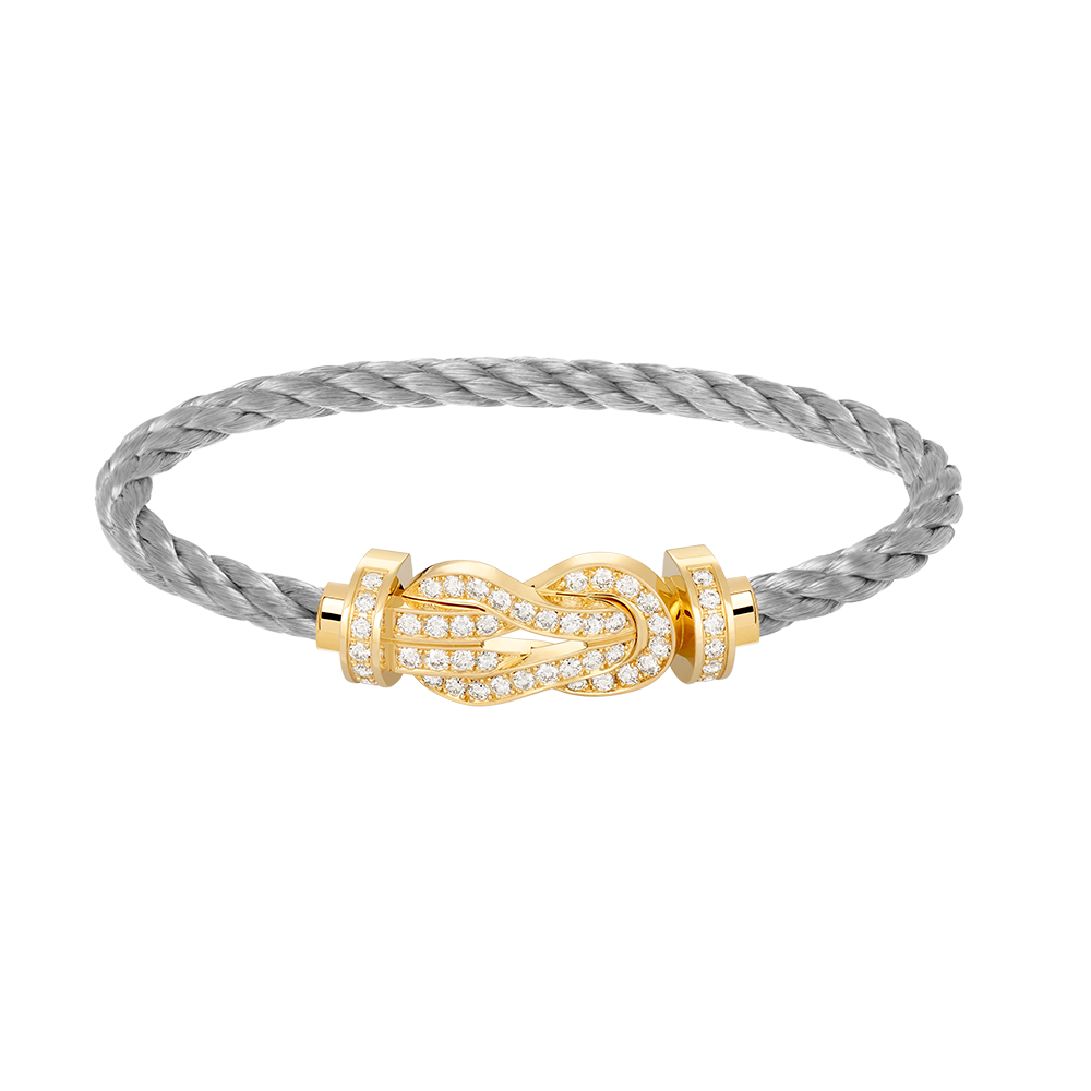 [Rose Jewels]Chance großes 8-stelliges Volldiamantenarmband in Gold