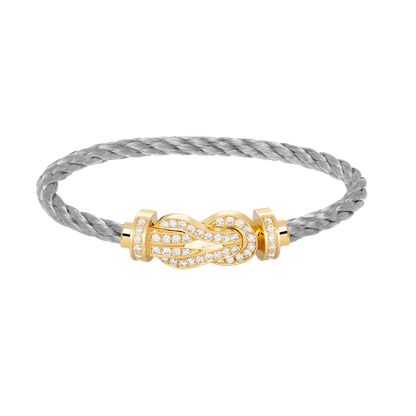 [Rose Jewels]Chance großes 8-stelliges Volldiamantenarmband in Gold