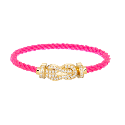 [Rose Jewels]Chance großes 8-stelliges Volldiamantenarmband in Gold