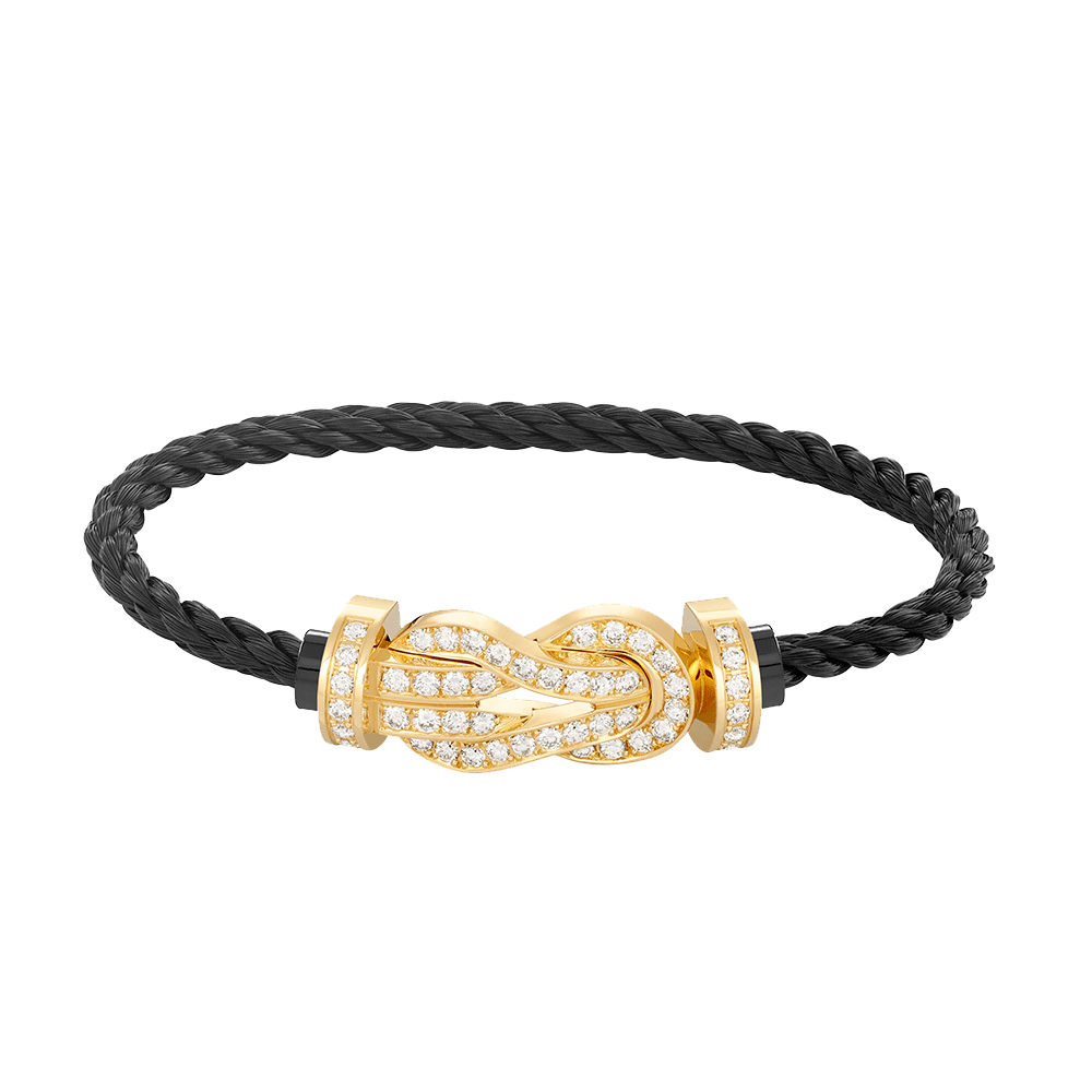 [Rose Jewels]Chance großes 8-stelliges Volldiamantenarmband in Gold