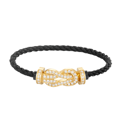 [Rose Jewels]Chance großes 8-stelliges Volldiamantenarmband in Gold