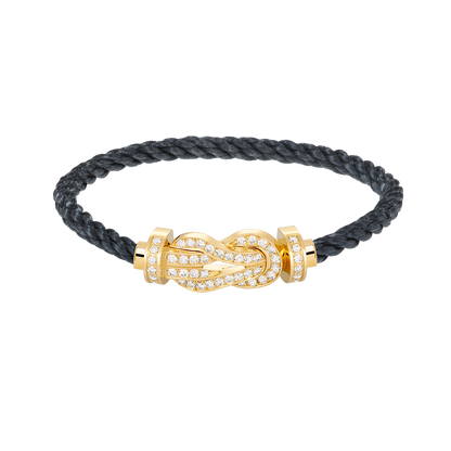 [Rose Jewels]Chance großes 8-stelliges Volldiamantenarmband in Gold