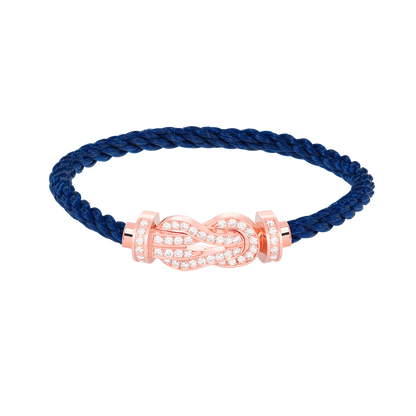 [Rose Jewels]Chance großes Armband mit 8-stelliger Schnalle und Diamanten in Roségold