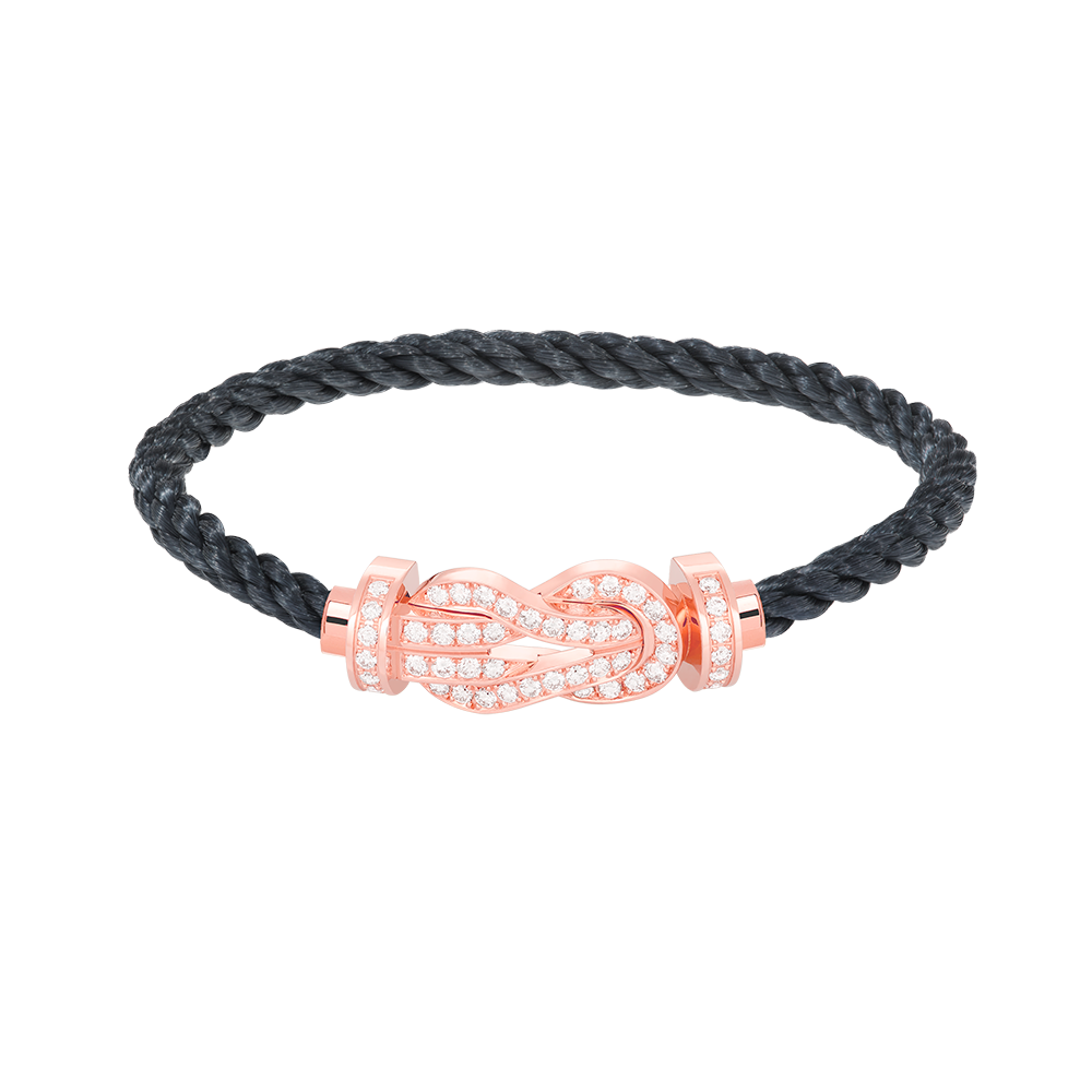 [Rose Jewels]Chance großes Armband mit 8-stelliger Schnalle und Diamanten in Roségold