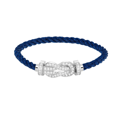 [Rose Jewels]Chance großes Armband mit 8-stelliger Schnalle und Diamanten in Silber