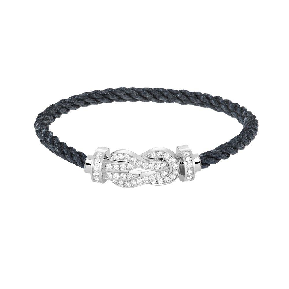 [Rose Jewels]Chance großes Armband mit 8-stelliger Schnalle und Diamanten in Silber