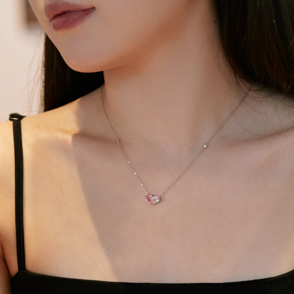 [Rose Jewels]Unique Heart Shape Necklace