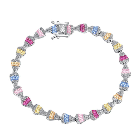 [Rose Jewels]Radiant Water Drop Shape Daily Bracelet