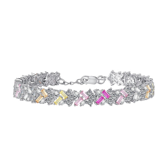 [Rose Jewels]Dazzling Unique Multi Shape Daily Bracelet