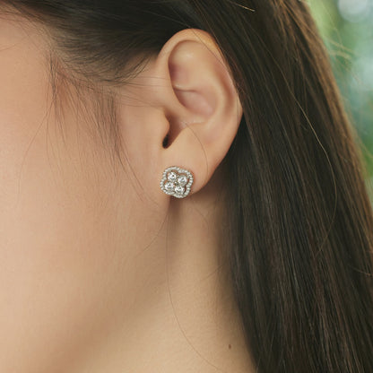 [Rose Jewels]Four-Leaf Clover Exquisite Earrings