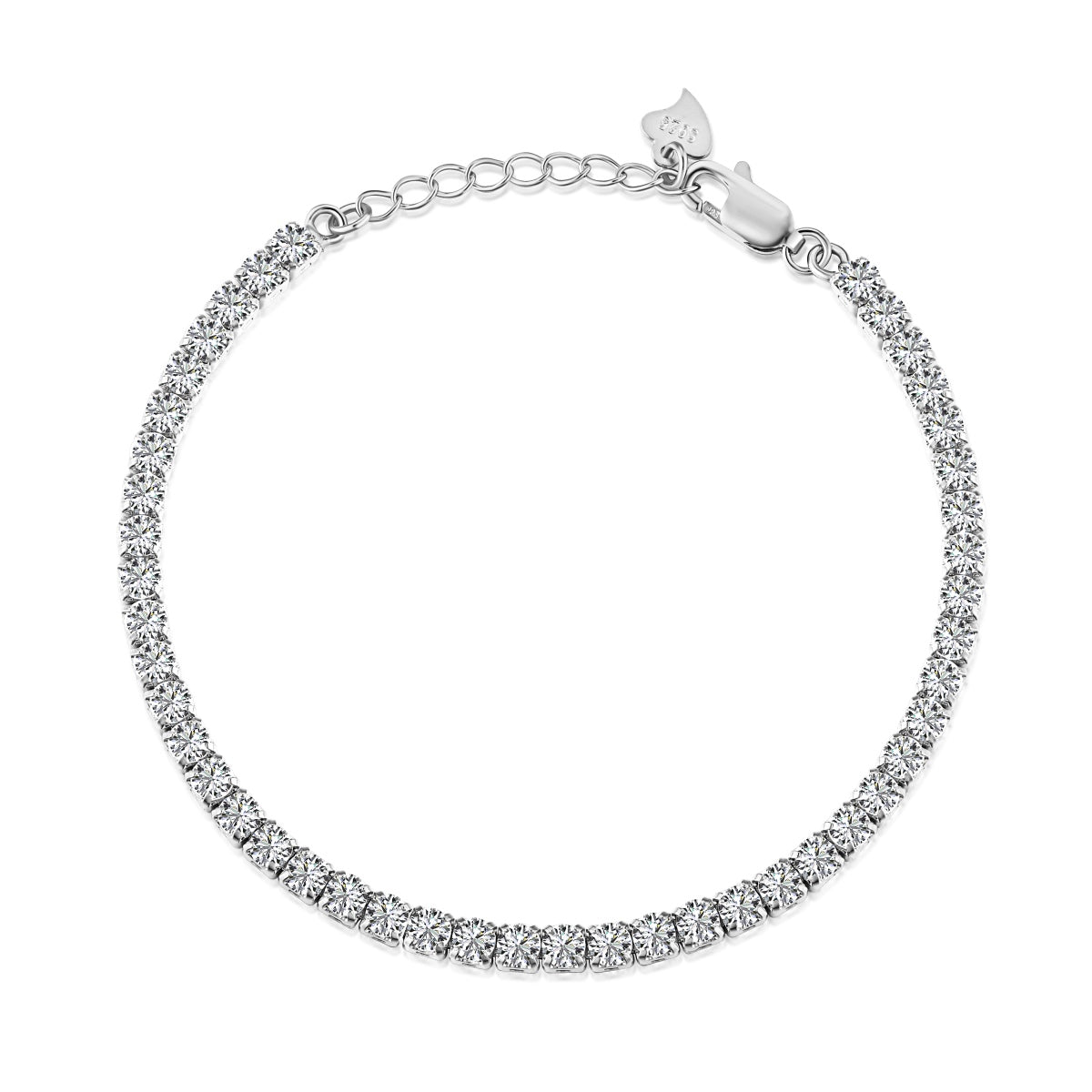 [Rose Jewels]Sparkling Round Cut Daily Bracelet