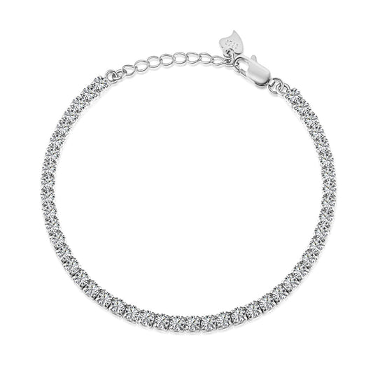 [Rose Jewels]Sparkling Round Cut Daily Bracelet