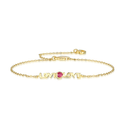 [Rose Jewels] Romantisches Armband in Herzform für Liebhaber