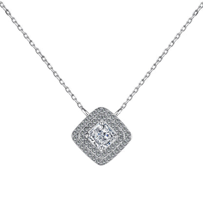 [Rose Jewels]Sparkling Asscher Cut Necklace