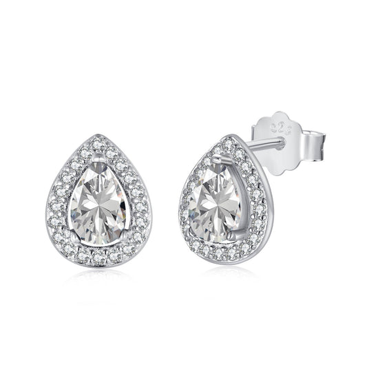 [Rose Jewels]Luxurious Water Drop Shape Earrings