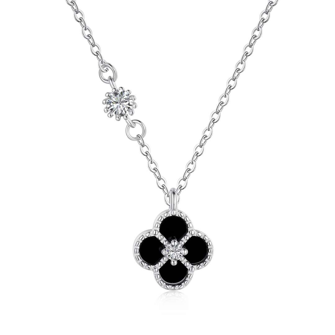 [Rose Jewels]Delicate Flower Shape Necklace