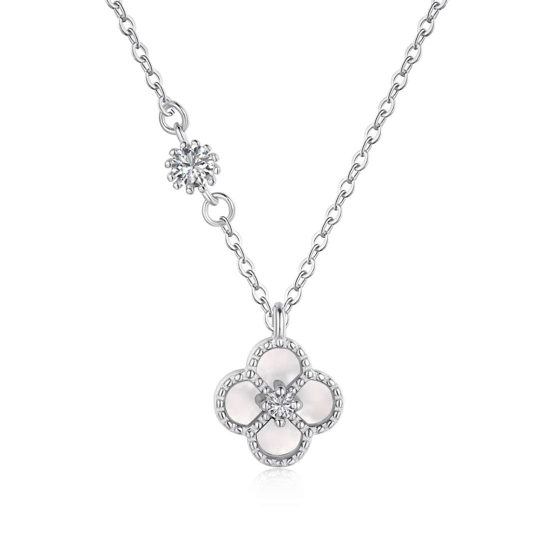 [Rose Jewels]Delicate Flower Shape Necklace