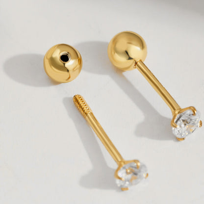 [Rose Jewels]Unique U-Shaped Ear Bone Earrings