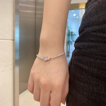 [Rose Jewels]Dazzling Unique Multi Shape Lover Bracelet