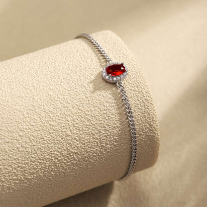 [Rose Jewels]Exquisite Oval Shape Bracelet