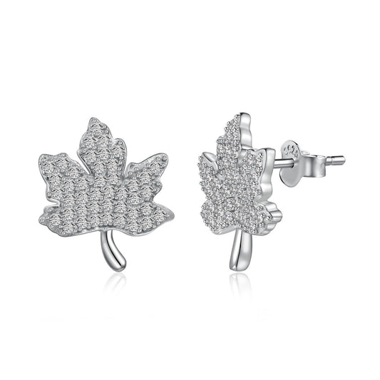 [Rose Jewels]Exquisite Maple Leaf Design Earrings