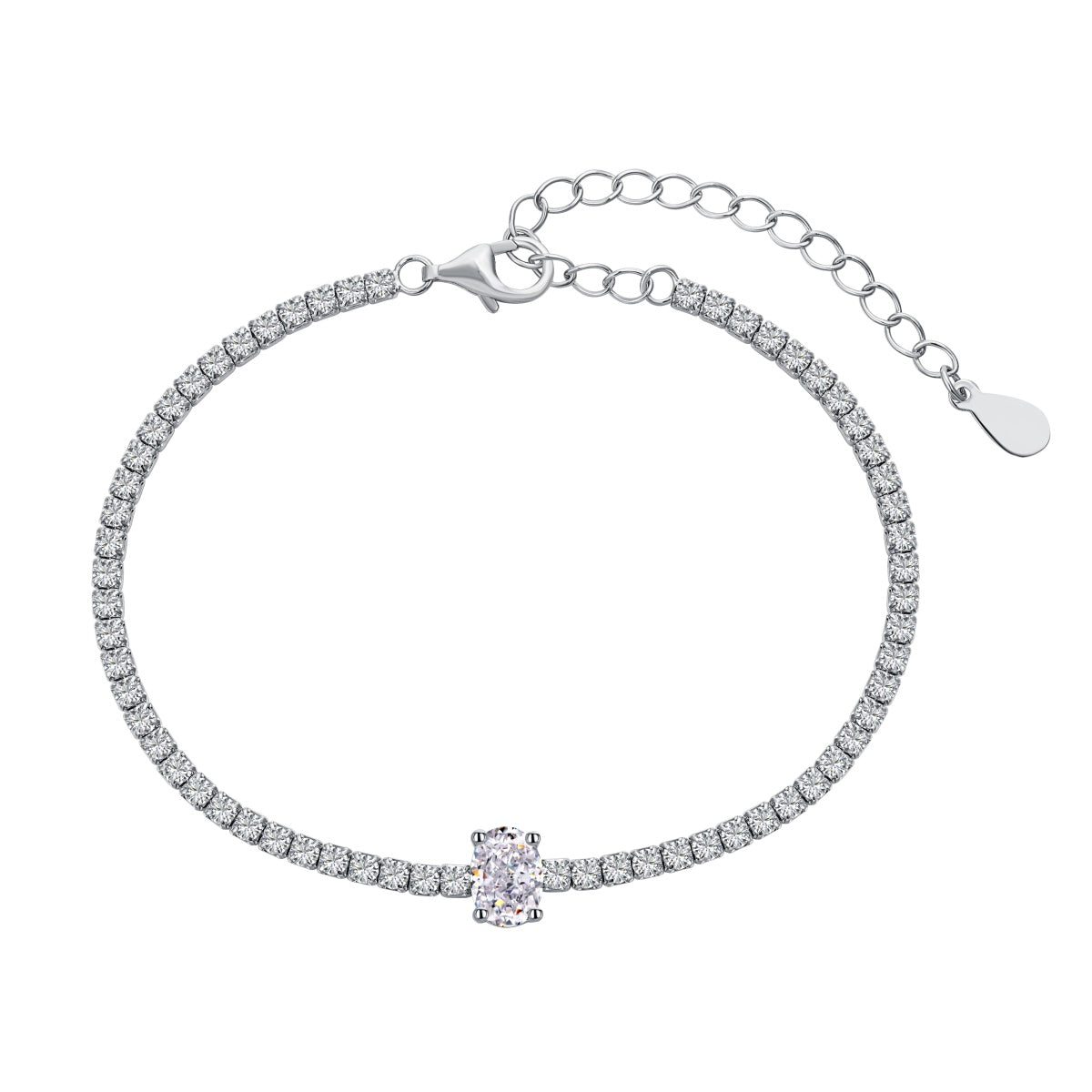 [Rose Jewels]0.75 Carat Exquisite Oval Cut Daily Bracelet