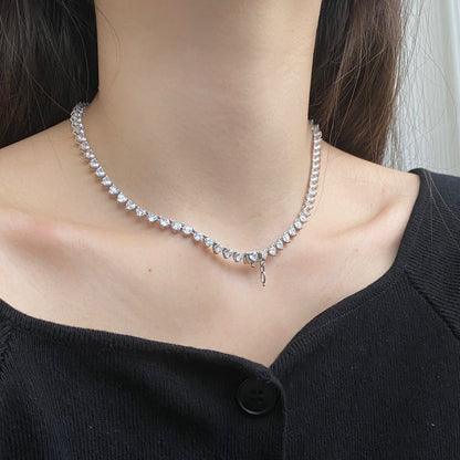 [Rose Jewels] Tenniskette mit verziertem Herzschliff