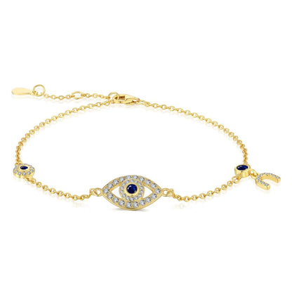 [Rose Jewels]Dainty Eye Shape Necklace