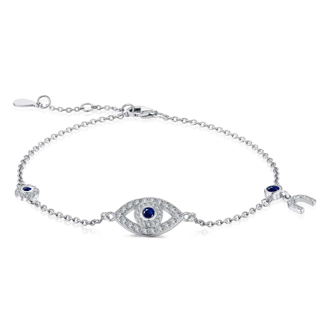 [Rose Jewels]Dainty Eye Shape Necklace