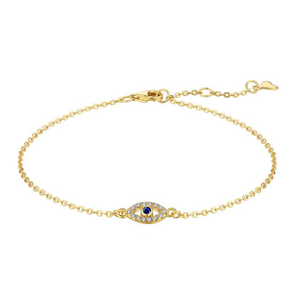 [Rose Jewels]Evil Eye Shape Necklace